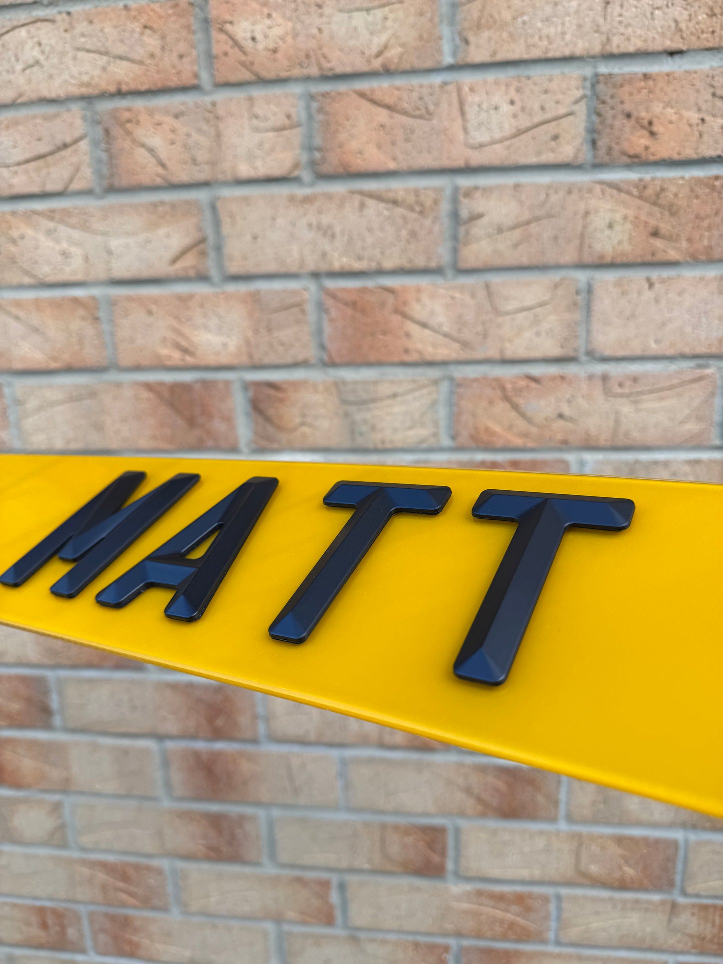 4D Matt Retro Bevelled