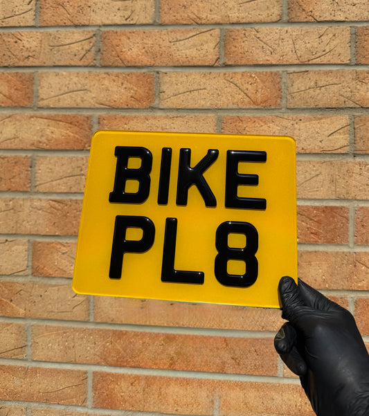 Bike Plate - 3D Gel (9x7)