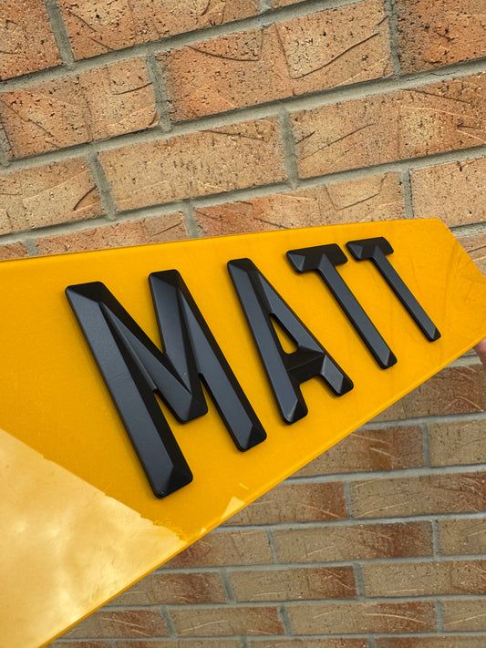 4D Matt Retro Bevelled