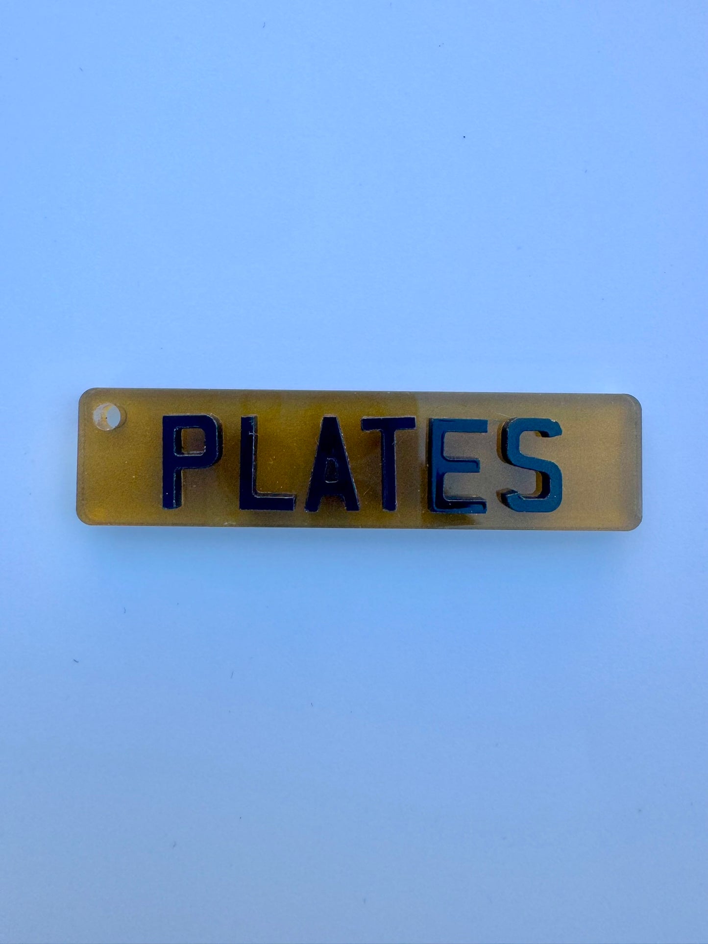 Number Plate Keyrings