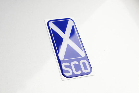 3D Gel Scottish Badge Pair